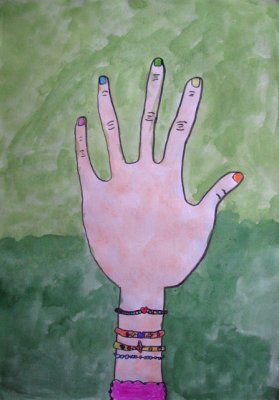 my hand, Regina, age:6.5