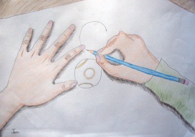 my hands, Jim, age:8