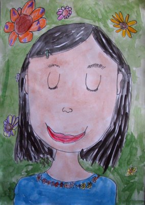 self-portrait, Yang Ling, age:6.5