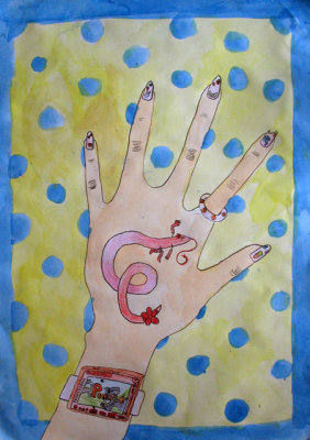 my hand, Sophie Dong, age:10
