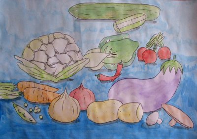 vegetables, Yiwen, age:11