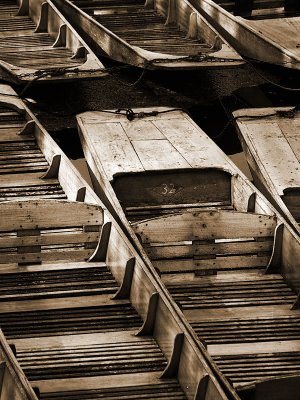 Punts from Magdalen Bridge