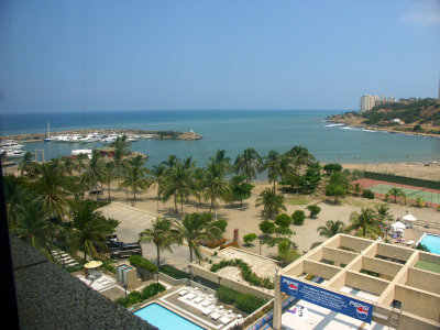 Beach in Venezeula attached to the hotel 8.10.2003