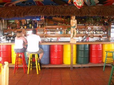 Mambo Jambo is a very colourful bar in the centre of town