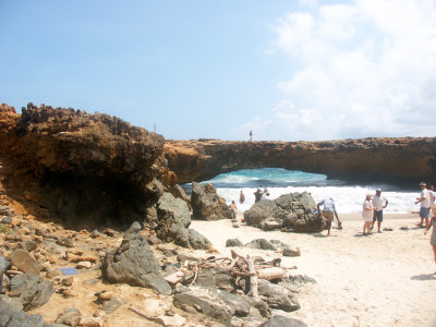 This rock forms a natural bridge