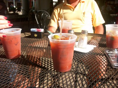 A Bloody Mary for breakfast is a must in New Orleans 16.10.2003