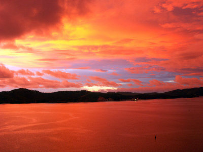 Sunset in Port Moresby, New Guinea 13 March, 2004
