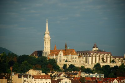 St Matthias Church from the hotel