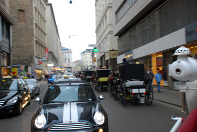 And we are off winding through the streets of Vienna