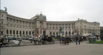 The famous Michaelerplatz - Vienna