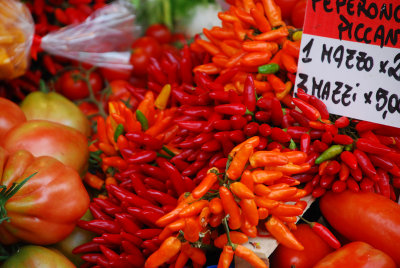 Colourful veg