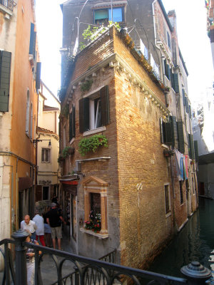 Buildings on the water