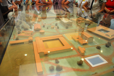 Model of the olympic site as it was
