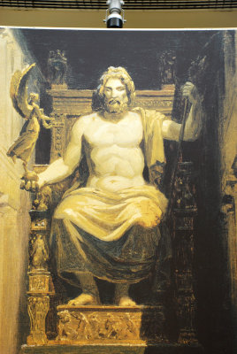 A likeness of Zeus
