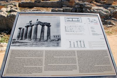 The Temple of Apollo is a Doric peripteral temple 540 BC
