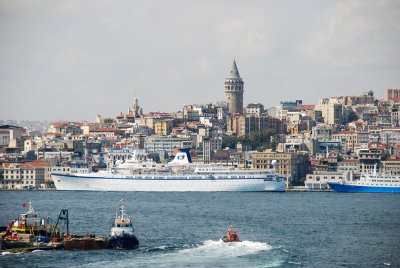 Istanbul taken from the ship