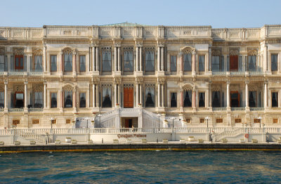 Front view of the Ciragan Palace