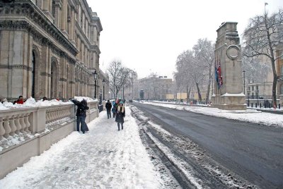 Whitehall at lunchtime