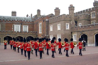 Guards band St James's Palace
