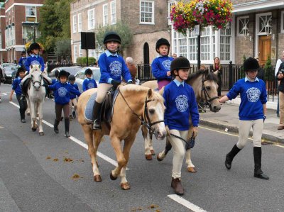 Blessing the horses