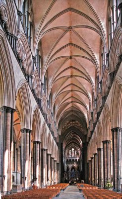 Nave Salisbury cathedral