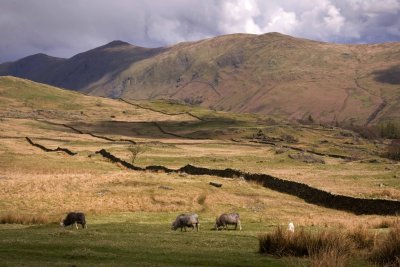 Yoke and Ill Bell from Troutbeck valley