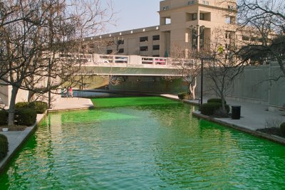 Greening of the Canal, St. Patricks Day, Indianapolis