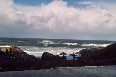 Angry Surf Lashing the Giant's Causway, Northern Ireland