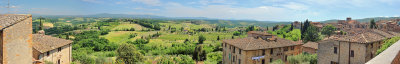 Vue sur la Toscane