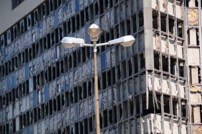 36 MOSTAR, bombed office building