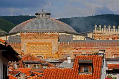 29 SARAJEVO, Bascarsija Brusa Bezistan, historic old town and bazaar