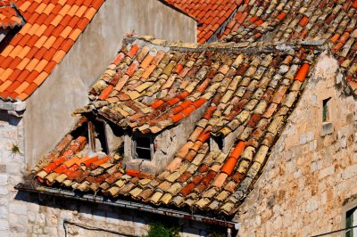 49 DUBROVNIK, roof detail