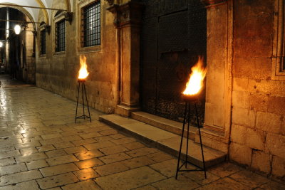 56 DUBROVNIK, street in old walled city