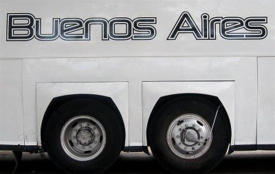 wheels under Buenos Aires