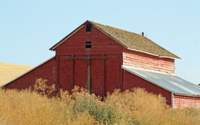 Old Red Barn.....New Roof