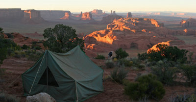 MV FROM HUNT'S MESA AT SUNDOWN