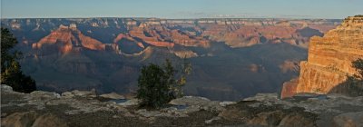 EVENING LIGHT AT THE GRAND CANYON