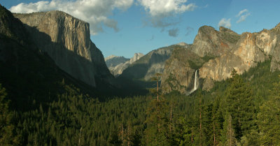 YOSEMITE VALLEY FROM TUNNEL VIEW