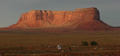 VIEW FROM GOULDINGS AT SUNDOWN