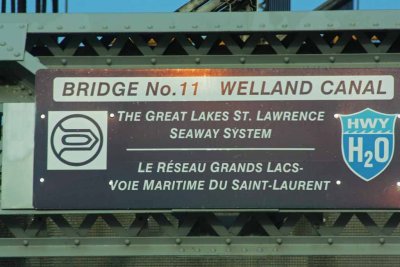 Allanburg Bridge Sign