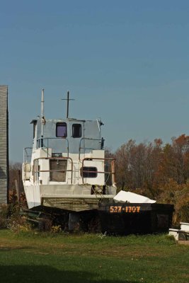rusty fishing boat