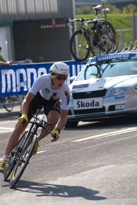 Men Elite Time Trial World Championships Mendrisio 2009