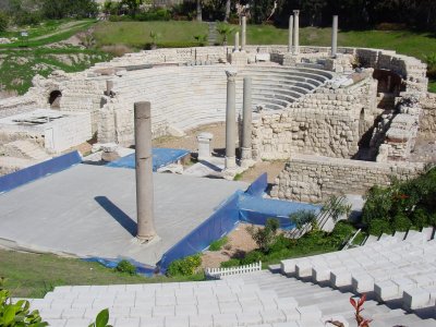 Greek amphitheatre excavations - Alexandria