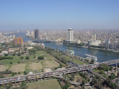 Cairo vista, from revolving restaurant