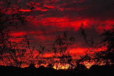November Sunset in Tucson