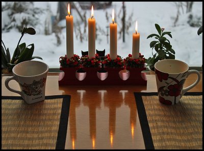 After coffee, 4th Sunday of Advent.