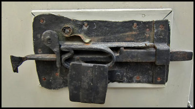 A very old lock.