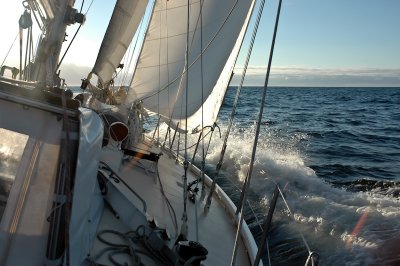 Sailing North at Midnight