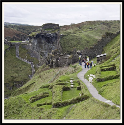 The Ruined Tintagel Castle