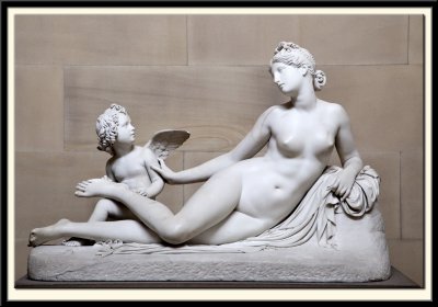 Venus with Cupid removing a thorn from her foot 1825, Pietro Tenerani 1789-1869